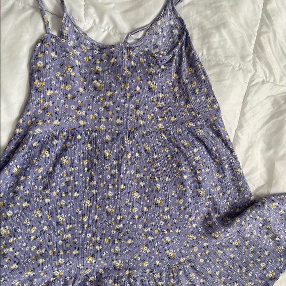 Blue floral farm-girl dress - Picture 4 of 5